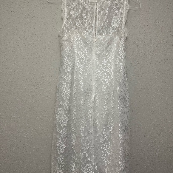 Simply Liliana White Strapless Sheath Dress - Picture 3 of 4